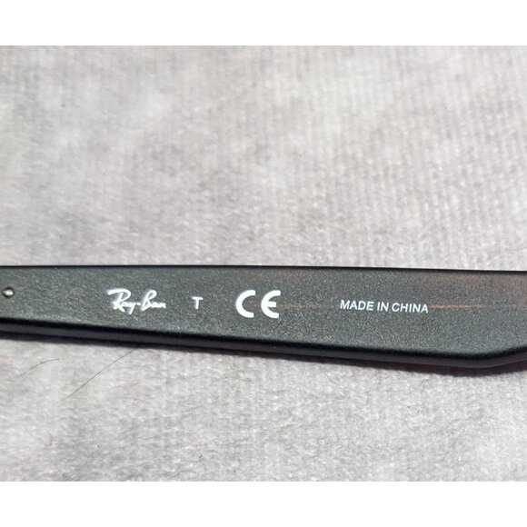Ray-Ban 4256 Round Tortoise Sunglasses With Blue Accents And Lilac Mirror Lenses main image 4